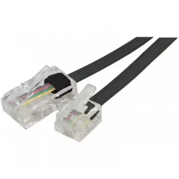 EXERTIS CONNECT Telefono kabelis, juodas, 2,0 m (EXC911735)