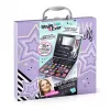 Canal Toys Make-Up Studio (OFG313) - vaikams saugus kosmetikos rinkinys su 10 akių šešėliais, 6 lūpų blizgiais, 2 skaistalais, aplikatoriais, šepetėliais ir sulankstomu veidrodėlio dėklu