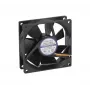 Exertis Connect Evercool 80 mm korpuso ventiliatorius - slydimo guolio, 2000 RPM, 26.5 CFM, juodas 910184