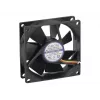 Exertis Connect Evercool 80 mm korpuso ventiliatorius - slydimo guolio, 2000 RPM, 26.5 CFM, juodas 910184