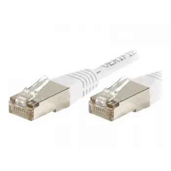 EXERTIS CONNECT Cat.6 S/FTP komutacinis kabelis, PiMF, baltas, 0,15 m 856815