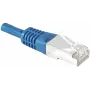 EXERTIS CONNECT Cat.6A S/FTP komutacinis tinklo kabelis, 5 m, mėlynas, su plonu apsauginiu lankstu 858320