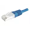 EXERTIS CONNECT Cat.6A S/FTP komutacinis tinklo kabelis, 5 m, mėlynas, su plonu apsauginiu lankstu 858320