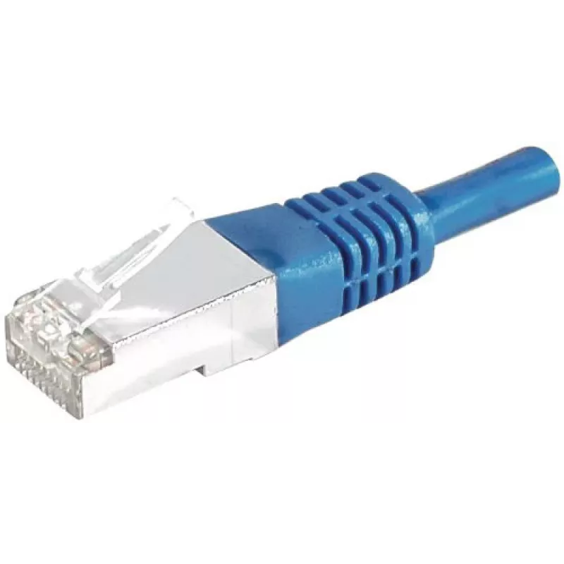 EXERTIS CONNECT Cat.6A S/FTP komutacinis kabelis, 7,5 m, mėlynas 858321