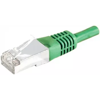 EXERTIS CONNECT Cat.6A S/FTP komutacinis kabelis, 0,5 m, žalias, 858345