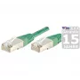 EXERTIS CONNECT S/FTP (PIMF) CAT.6A Class EA komutacinis kabelis, žalias, 25,0 m, plonas snagless apsauginis antgalis 858355