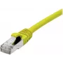 EXERTIS CONNECT S/FTP Cat 6A komutacinis kabelis, geltonas, 0,15 m, plonas snagless apsauga 858417