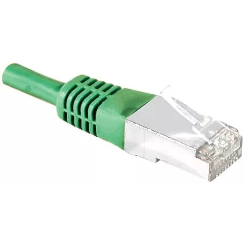 EXERTIS CONNECT Cat.6 S/FTP PiMF komutacinis kabelis, RJ45, žalias, 3 m 856875
