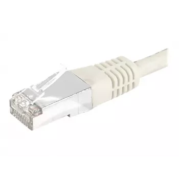 EXERTIS CONNECT Cat.6 S/FTP komutacinis kabelis, 50 m, pilkas, RJ45, 10 Gbps, plonas snagless apsauginis antgalis EXC856911