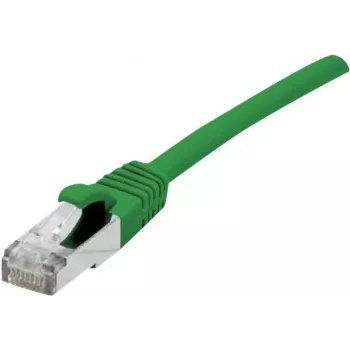 EXERTIS CONNECT Cat 6A S/FTP komutacinis kabelis, 2 m, žalias, LSZH, plonas su apsauga nuo užkabinimo 858438
