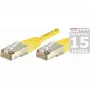 EXERTIS CONNECT Cat.5e F/UTP komutacinis kabelis, 0,3 m, geltonas 857090