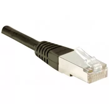 EXERTIS CONNECT Cat5e F/UTP komutacinis kabelis, RJ45, juodas, 0,3 m 857120