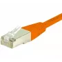 EXERTIS CONNECT Cat.6 F/UTP komutacinis kabelis, 10 m, oranžinis, LSZH, plonas snagless apsauga 857960