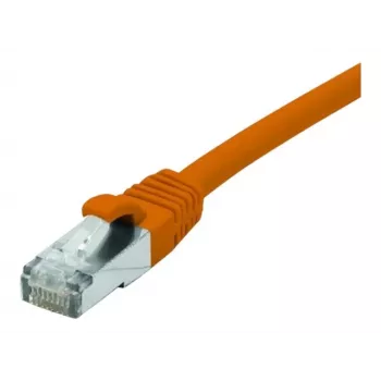 EXERTIS CONNECT Cat 6A S/FTP komutacinis kabelis, 0,5 m, oranžinis 858531