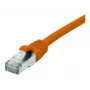 EXERTIS CONNECT Cat 6A S/FTP komutacinis kabelis, 0,5 m, oranžinis 858531