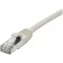 EXERTIS CONNECT Cat 6A S/FTP komutacinis kabelis, 0,15 m, pilkas, plonas įtempimo mažinimas 858401