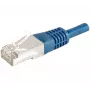 EXERTIS CONNECT Cat.6a F/UTP komutacinis kabelis, RJ45, mėlynas, 15 m, 10 Gbps, LSZH 859525