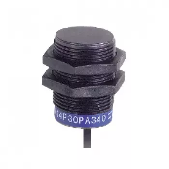 TMSS GERMANY Indukcinis artumo jutiklis XS4P30PA340, M30, PNP NO, 10 mm jutimo atstumas, 12-24 V DC, 2 m kabelis