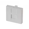EXERTIS CONNECT Dexlan montavimo plokštelės įdėklas 45 x 45 mm 1 Keystone moduliui, signalinė balta RAL 9003 (911722)