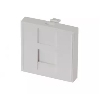EXERTIS CONNECT Dexlan montavimo plokštelės įdėklas 45 x 45 mm 1 Keystone moduliui, signalinė balta RAL 9003 (911722)