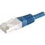 EXERTIS CONNECT Cat.6a F/UTP Ethernet komutacinis kabelis, 5 m, mėlynas, 10 Gbps, LSZH, plonas snagless apsauga 859522