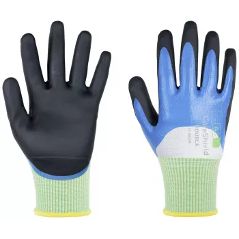 Honeywell CoreShield Double apsauginės pirštinės nuo įpjovimų, 6 dydis, pilkos/juodos, 1 pora 23-0D23W/06