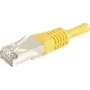 EXERTIS CONNECT Cat.6a F/UTP komutacinis kabelis, 20 m, geltonas, 10 Gbps, plonas snagless apsauginis antgalis 859571