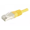 EXERTIS CONNECT Cat.6a F/UTP komutacinis kabelis, 20 m, geltonas, 10 Gbps, plonas snagless apsauginis antgalis 859571