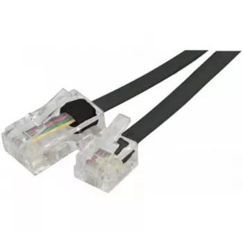 EXERTIS CONNECT telefono kabelis, juodas, 5,0 m (EXC911737)