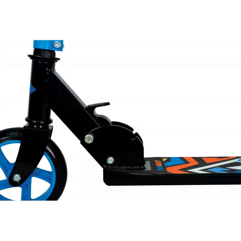 SCHILDKROT Junior Kick Scooter City Scooter Runabout, mėlynas, aliuminio denis ir vairas, 145 mm PU ratai, 3 pakopų reguliuojamas aukštis, sulankstomas 510303