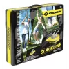 SCHILDKRÖT Slackline rinkinys 15 m, geltonas, 50 mm pločio su fiksavimo mechanizmu – pusiausvyros treniravimo komplektas 970701