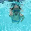 SCHILDKROT Junior Capri plaukimo akiniai vaikams, mėlyni/žali, nuo rasojimo, nedūžtantys polikarbonato lęšiai, reguliuojamas dirželis, 1 pora (940055)