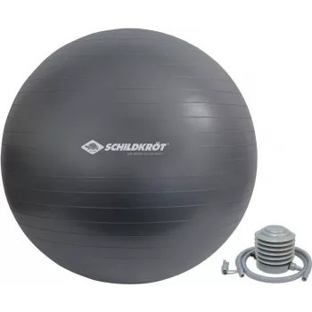 SCHILDKRÖT gimnastikos kamuolys 750 mm, antracito spalvos, Anti-Burst 960157