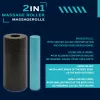 SCHILDKROT 2-in-1 masažo volas, rinkinys, juodas/mėlynas, EPP putos, 960237