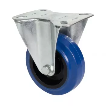 Wagner design yourself fiksuotas ratukas RO 8700, 75 mm, mėlyna/pilka protektorius, 50 kg apkrova, viršutinės plokštės tvirtinimas 4870001