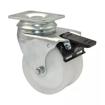 Wagner design yourself ECO RO 3277 dviratė pasukama ratukas 32 mm balta/pilka (3327701)