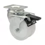 Wagner design yourself ECO RO 3277 dviratė pasukama ratukas 32 mm balta/pilka (3327701)