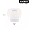 Wagner Design Yourself EH 5222 permatomas savaiminio klijavimo durų stabdiklis, 40 mm skersmens, 22 mm aukščio 15522211