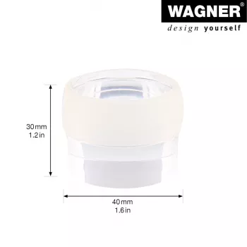 Wagner Design Yourself EH 5222 permatomas savaiminio klijavimo durų stabdiklis, 40 mm skersmens, 22 mm aukščio 15522211