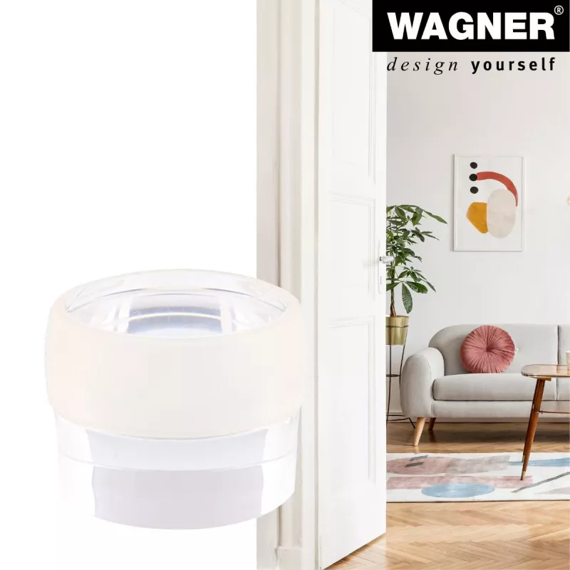Wagner Design Yourself EH 5222 permatomas savaiminio klijavimo durų stabdiklis, 40 mm skersmens, 22 mm aukščio 15522211