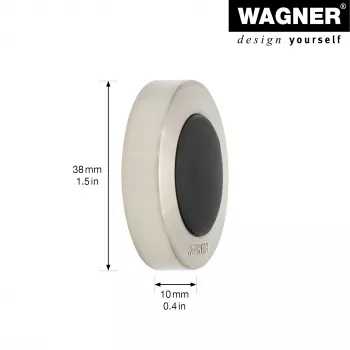 Wagner design yourself EH 5140 sieninis durų stabdiklis (priveržiamas arba priklijuojamas), cinko lydinys ir guma (15514011)