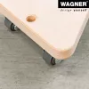 Wagner design yourself transportavimo ritinys MM 1313 beržo 140 x 140 x 43 mm, 100 kg apkrova, 4 pasukamosios ratukės 20131301