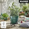 WAGNER design yourself augalų stovas su ratukais GH0557, plastikinis, apvalus, šviesiai pilkas, Ø 38,5 cm, 1 vnt. (20055701)