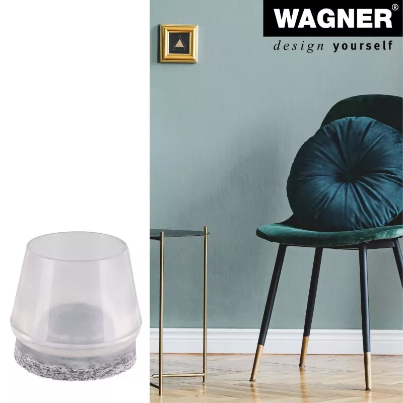 Wagner design yourself EH 0564 kėdės kojelių antgaliai, plastikiniai, Ø 2,2–2,8 cm, 4 vnt. (15056499)