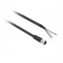 TMSS GERMANY Telemechanique Sensors M12 moteriška tiesi 5 kontaktų 5 m PVC jutiklio kabelis XZCP0566L5