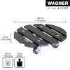 WAGNER Multi Roller WPC anth100 buitinės technikos ritinėlis 100 kg apvalus 20052501