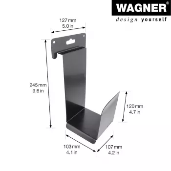 Wagner design yourself sieninis laikiklis WH 2089 juodas (15208901)