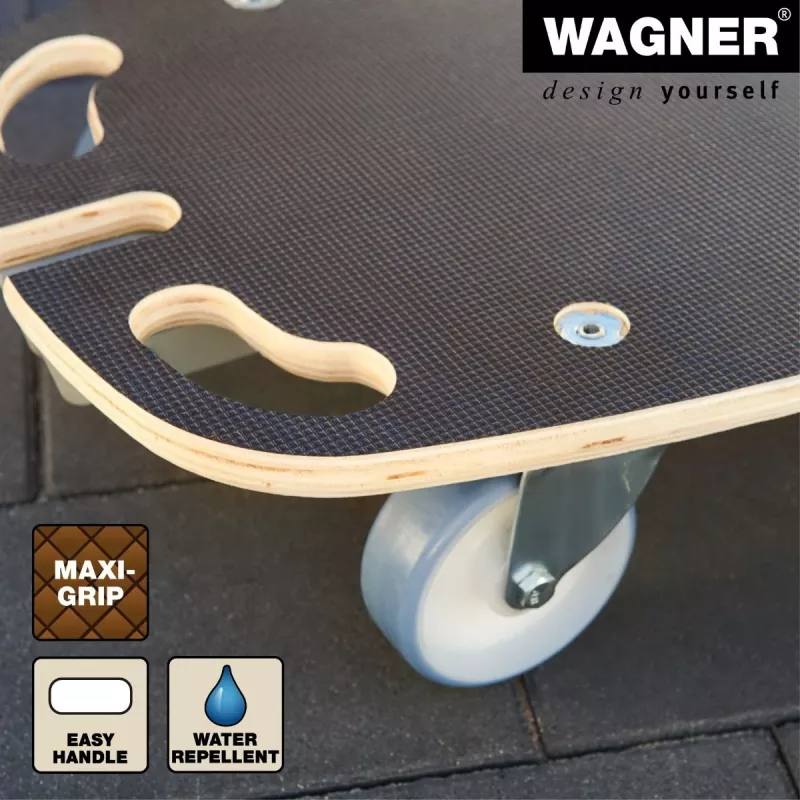 Wagner design yourself STAR CARRIER prailginama platforminė vežimėlis MM 1187 rudos spalvos 300 kg 20118701