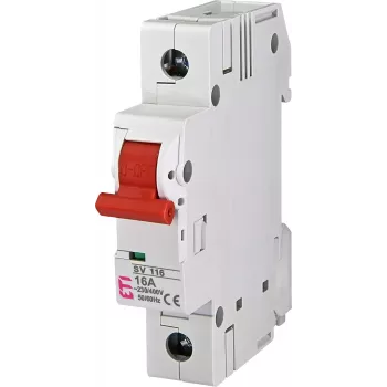 ETI SV 116 1 polių 16A modulinis apkrovos jungiklis 002423121