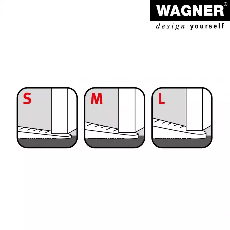 Wagner Design Yourself EH 6985 permatomas savaiminio lipnumo durų stabdiklis 15698501
